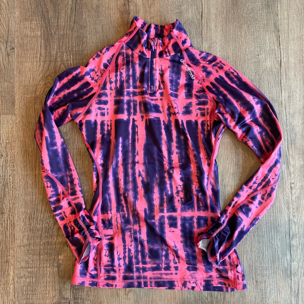 Under Armour Tye Dye Quarter Zip size small